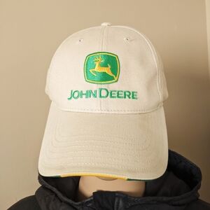John Deere Beige Cap